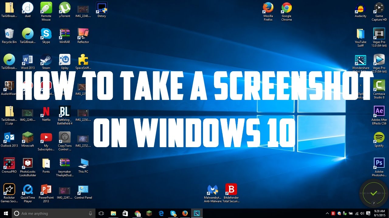 windows 10 timed screenshot